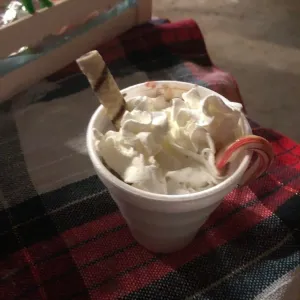 a bowl of food on a table